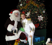 Mark Ledbetter and Santa