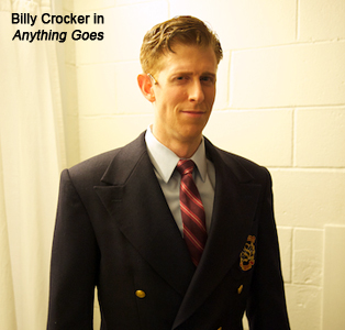 Mark Ledbetter as Billy Crocker in Anything Goes
