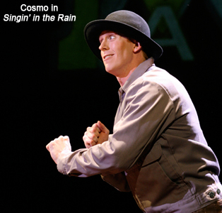 Mark Ledbetter as Cosmo in Singin In The Rain